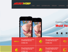 Tablet Screenshot of mustvoip.com